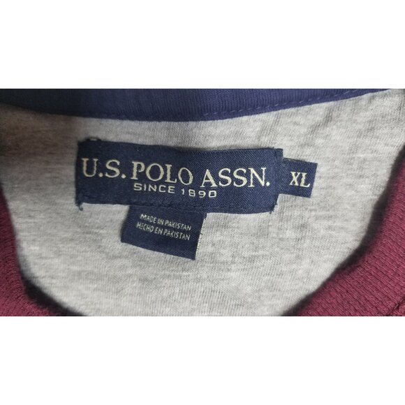 U.S. Polo Assn. Long Sleeve Thermal Henley Button Pullover Sweater Men's XL - Picture 4 of 14